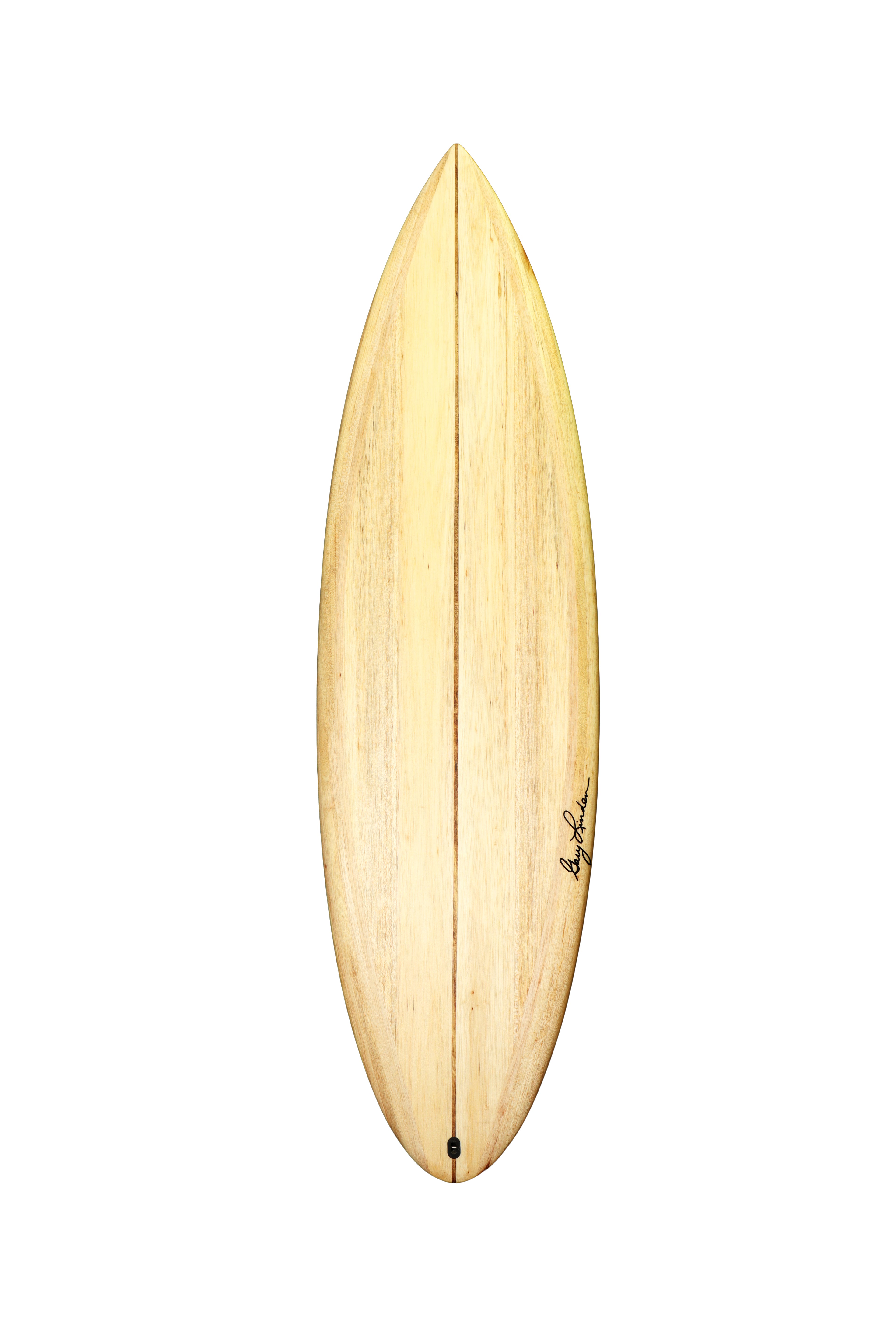 Round Pintail - 6'4" - Ecuadorian Balsa - Quad Fin